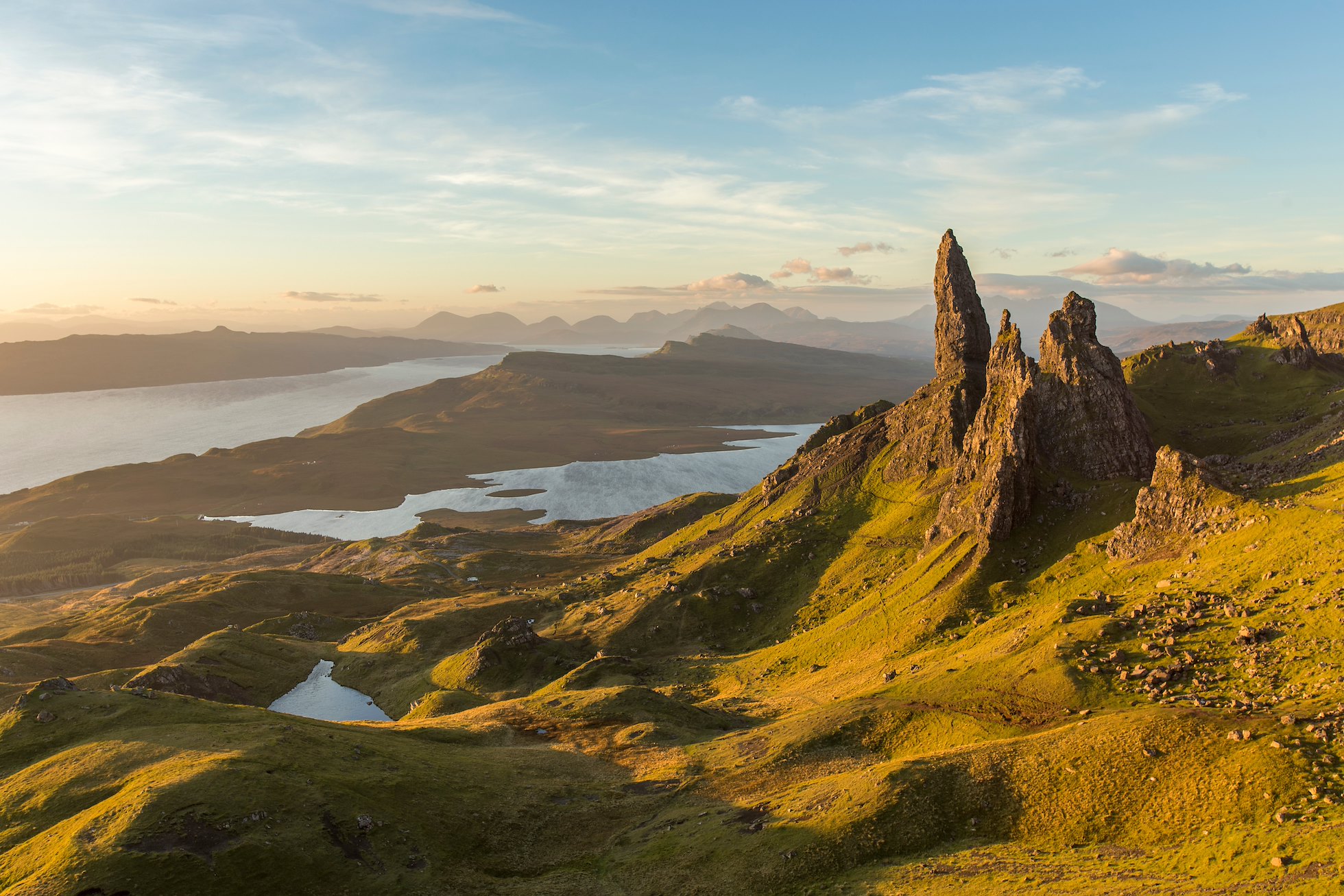 Old man of Storr at sunrise, Isle fo Skye