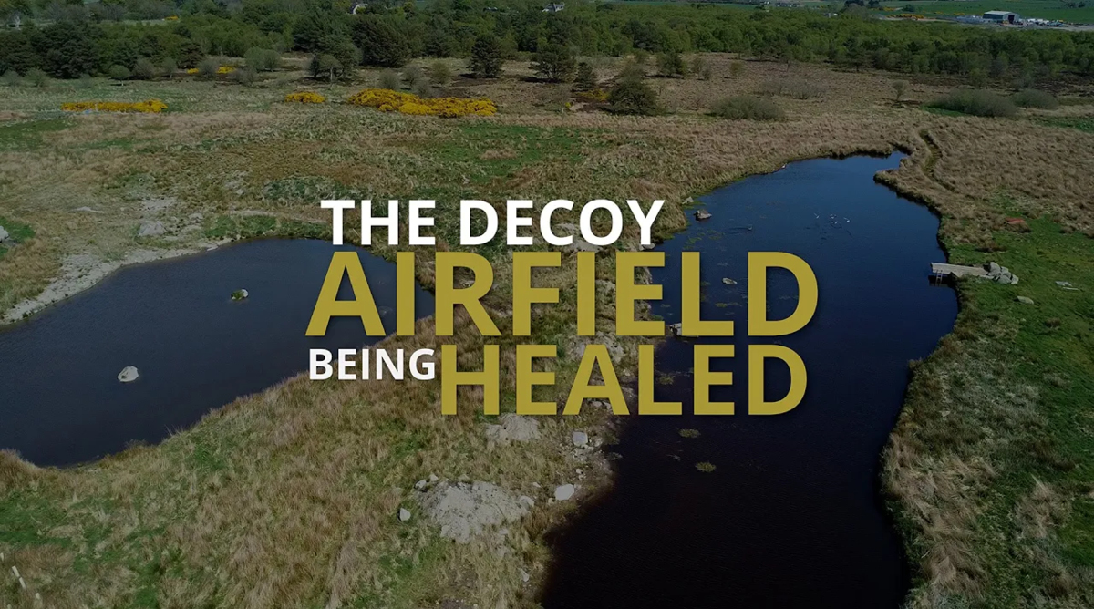 THE DECOY AIRFIELD BEING HEALED